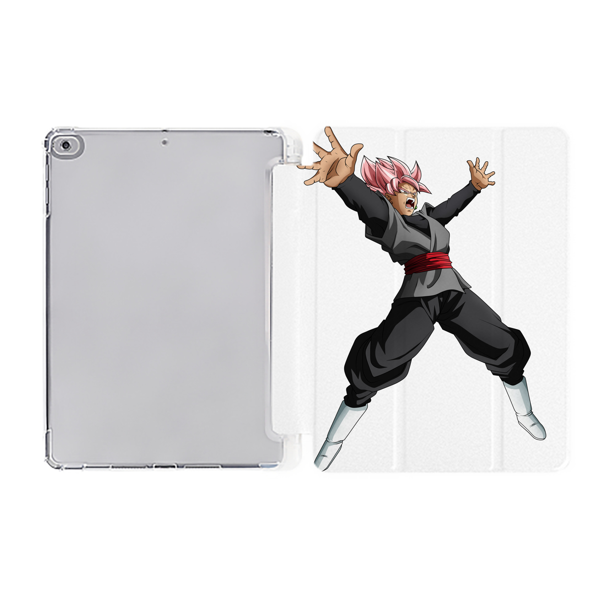 （画像用） ドラゴンボール ベジット DRAGON BALL Vegetto IPad ケース ペン収納付き 三つ折りスタンド PUレザー×シリコン 対応機種9.5/10.5/10.9インチ